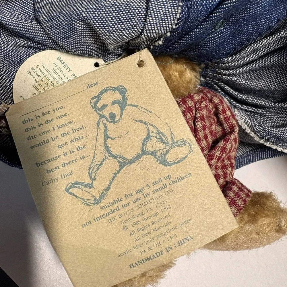 Boyds Collection Plush Bear - Bonnie 7